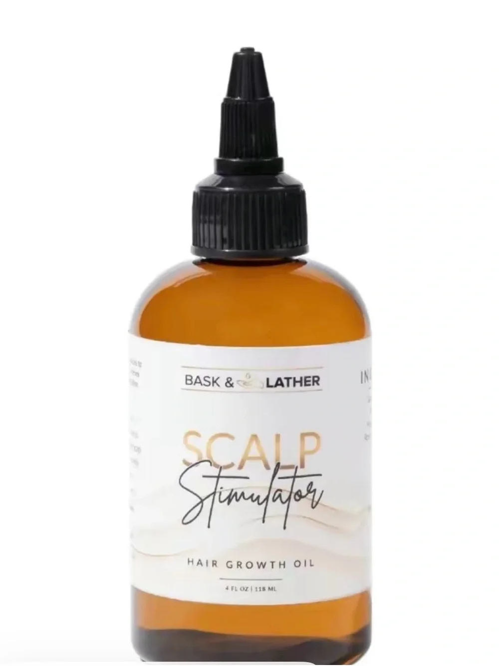 Scalp Stimulator Hair Growth Oil — Amber
